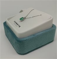 Collar Comete Mujer in Oro Smeraldo 0.43 Ct GLB1658 - GLB1658